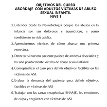 Cargar imagen en el visor de la galería, CURSO DE TRATAMIENTO DEL ABUSO SEXUAL INFANTIL EN ADULTOS
