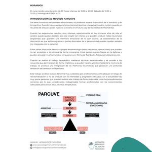 HERRAMIENTAS PARA TRABAJAR EL TRAUMA CON EL MODELO PARCUVE