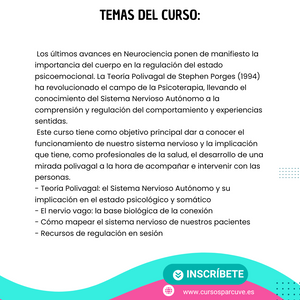 TEORÍA POLIVAGAL. COMO ABORDAR EL TRABAJO CON EL TRAUMA SOMÁTICO