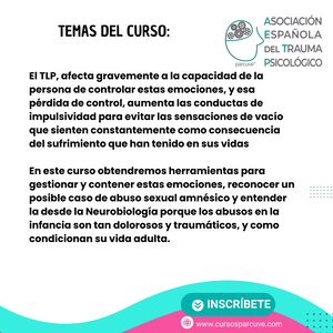 ABUSOS SEXUALES Y TRASTORNO LÍMITE DE PERSONALIDAD COMO ABORDAR EL TRATAMIENTO DESDE EL MODELO PARCUVE.